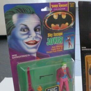Vintage 1989 JOKER Sky Escape Batman 1990 Dark Knight Action Figure NEW